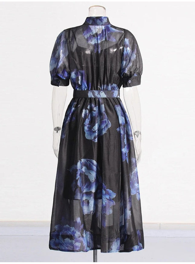 Elisha Belt Midi Dress - Fashion Pov