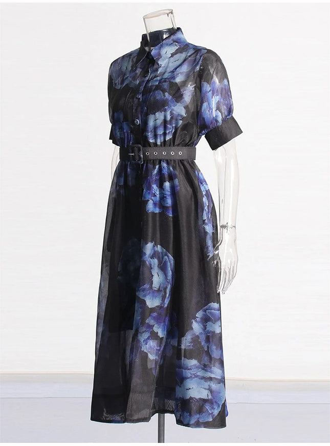 Elisha Belt Midi Dress - Fashion Pov