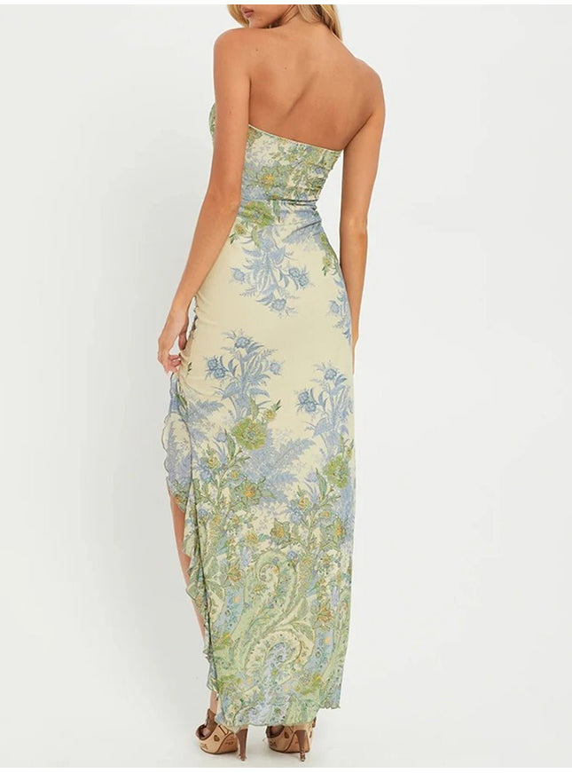 Elizabeth Backless Bodycon Maxi Dress - Fashion Pov