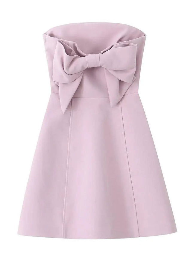 Elizabeth Off Shoulder Backless Mini Dress - Fashion Pov