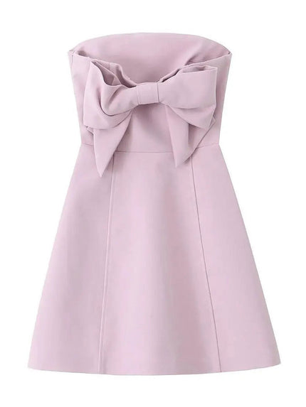 Elizabeth Off Shoulder Backless Mini Dress - Fashion Pov