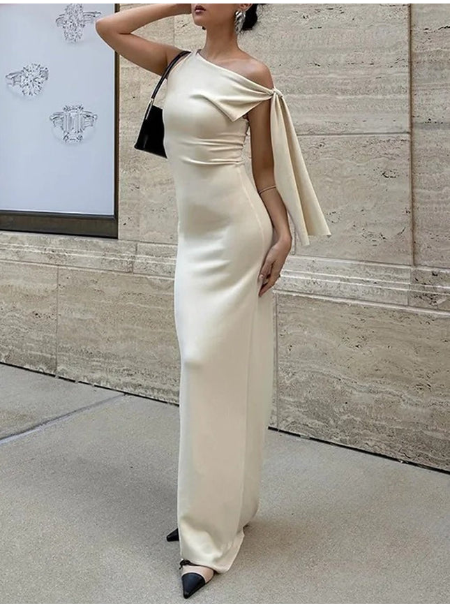 Ella Off Shoulder Bodycon Maxi Dress - Fashion Pov
