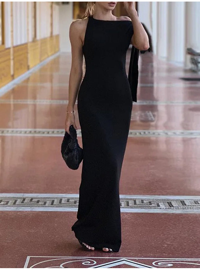 Ella Off Shoulder Bodycon Maxi Dress - Fashion Pov
