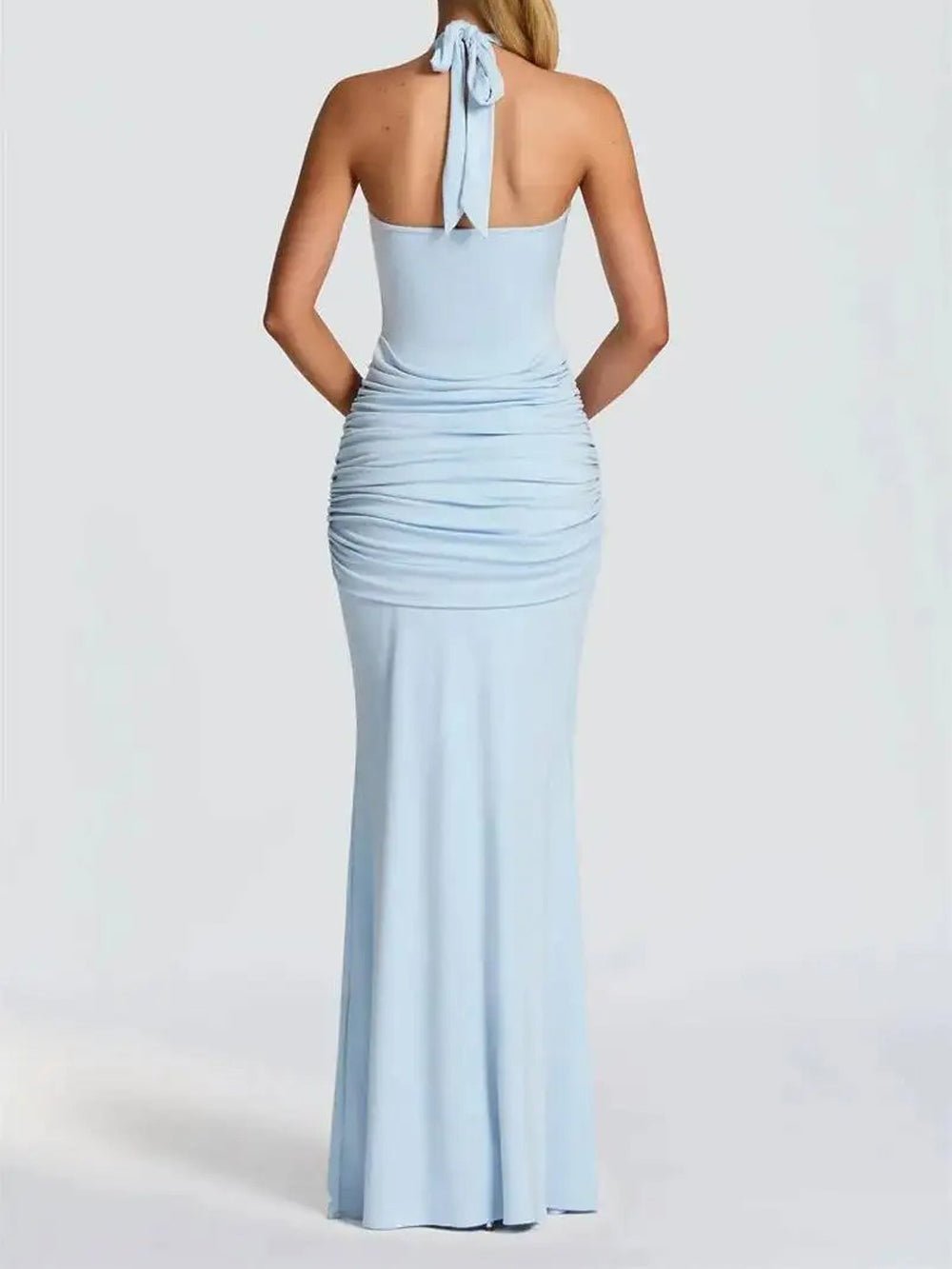 Elodie Halter Cutout Maxi Dress - Fashion Pov