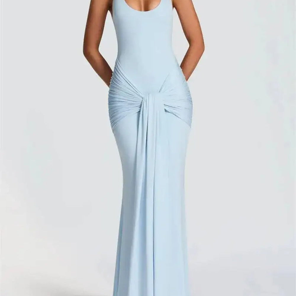 Elodie Halter Cutout Maxi Dress - Fashion Pov