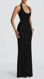 Elodie Halter Cutout Maxi Dress - Fashion Pov