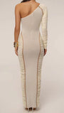 Elodie One Shoulder Ruched Maxi Dress - Fashion Pov