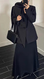 Elodie Scarf Detail Tailored Blazer - Fashion Pov
