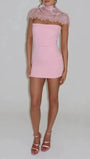 Eloise Lace Yoke Mini Dress - Fashion Pov