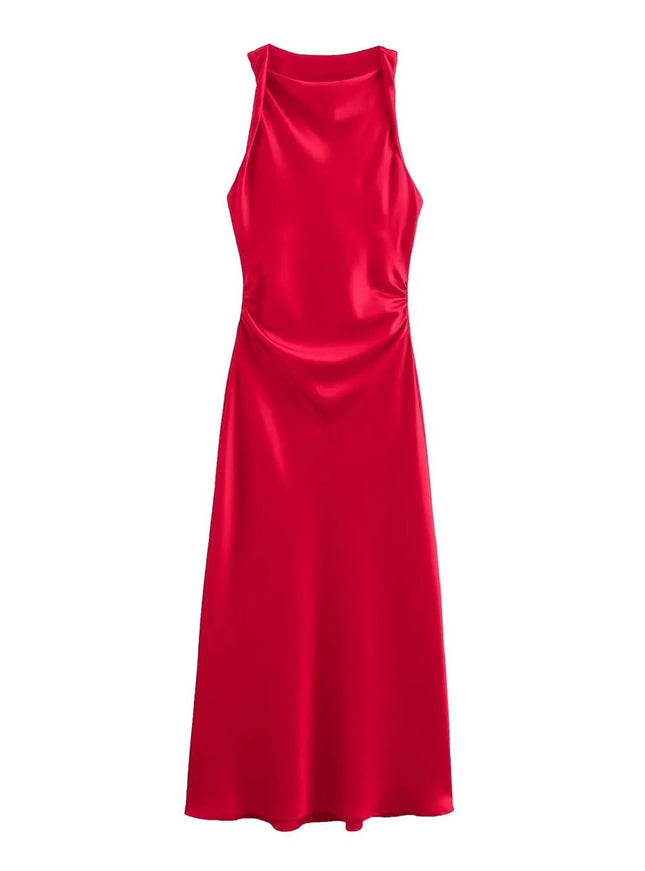 Eloise Sleeveless Midi Dress - Fashion Pov