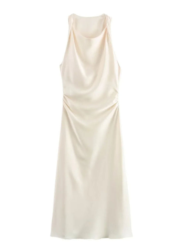 Eloise Sleeveless Midi Dress - Fashion Pov