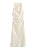 Eloise Sleeveless Midi Dress - Fashion Pov