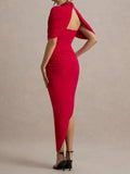 Elowen Backless Sleeve Maxi Dress - Fashion Pov