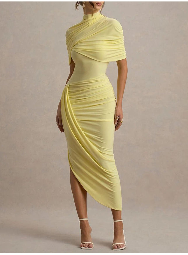 Elowen Backless Sleeve Maxi Dress - Fashion Pov