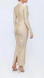 Emerson Hollow Out Long Sleeve Maxi Dress - Fashion Pov