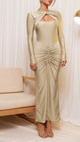 Emerson Hollow Out Long Sleeve Maxi Dress - Fashion Pov