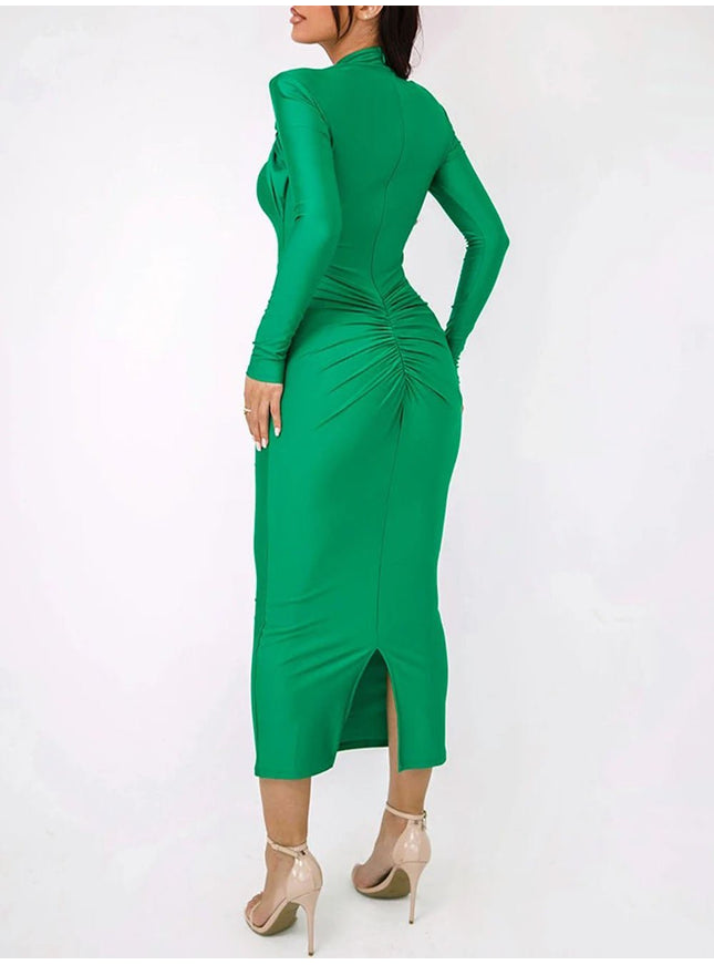 Emerson Hollow Out Long Sleeve Maxi Dress - Fashion Pov