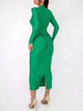 Emerson Hollow Out Long Sleeve Maxi Dress - Fashion Pov