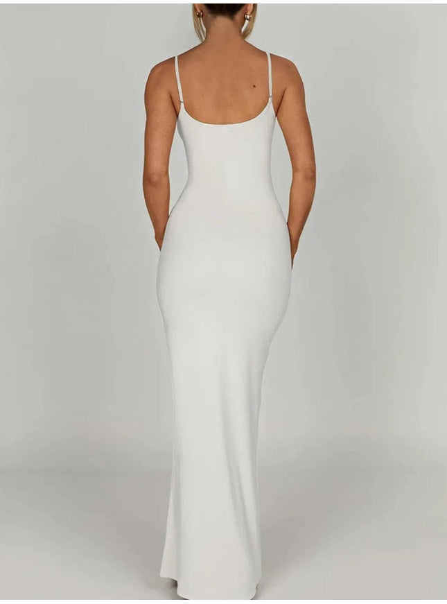 Emersyn Strap Backless Bodycon Maxi Dress - Fashion Pov