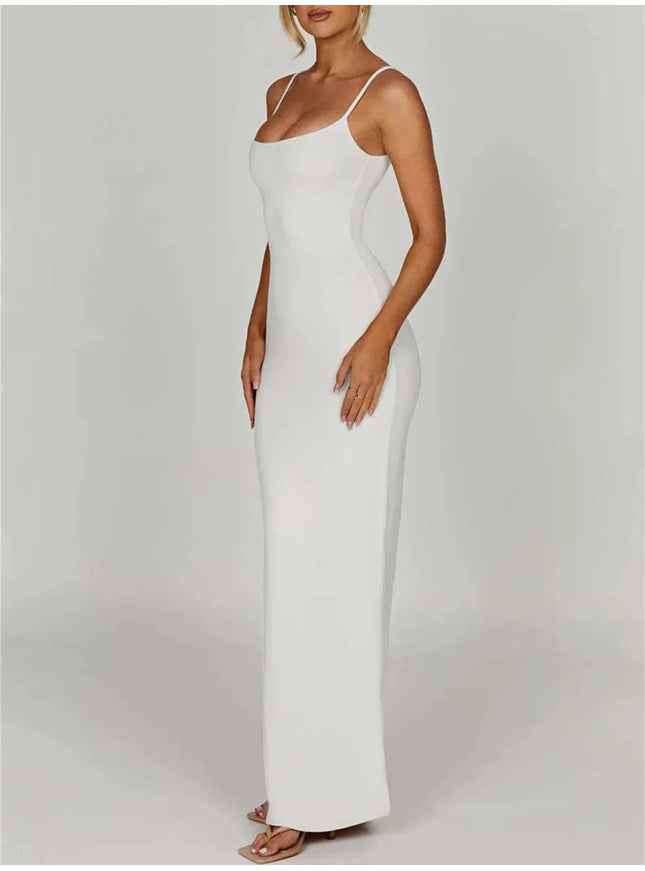 Emersyn Strap Backless Bodycon Maxi Dress - Fashion Pov