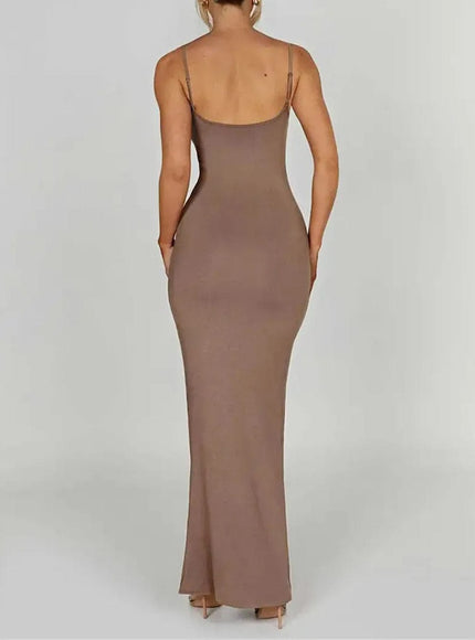 Emersyn Strap Backless Bodycon Maxi Dress - Fashion Pov