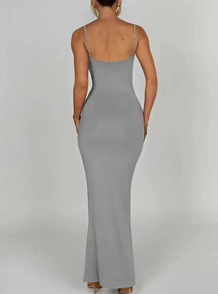 Emersyn Strap Backless Bodycon Maxi Dress - Fashion Pov