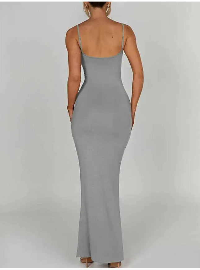 Emersyn Strap Backless Bodycon Maxi Dress - Fashion Pov
