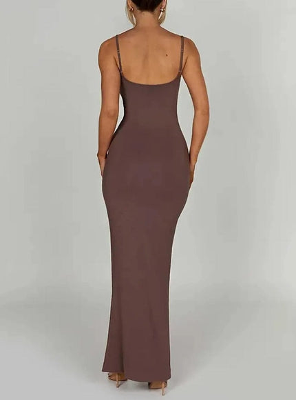 Emersyn Strap Backless Bodycon Maxi Dress - Fashion Pov