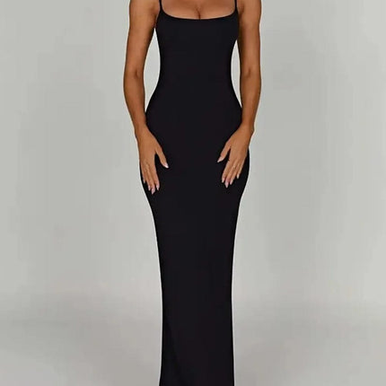 Emersyn Strap Backless Bodycon Maxi Dress - Fashion Pov