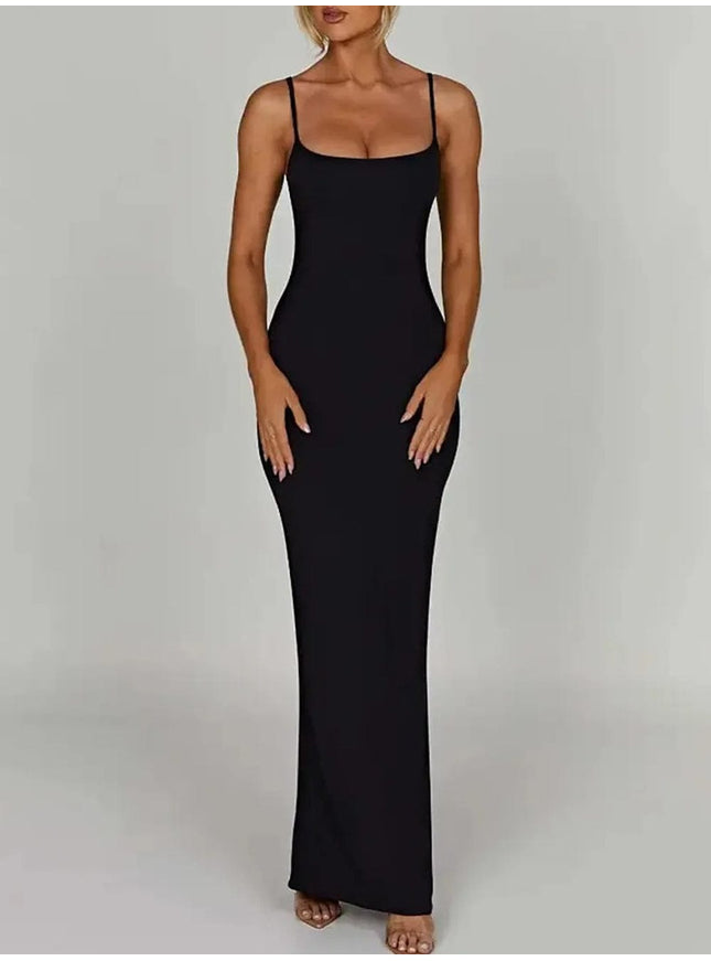 Emersyn Strap Backless Bodycon Maxi Dress - Fashion Pov