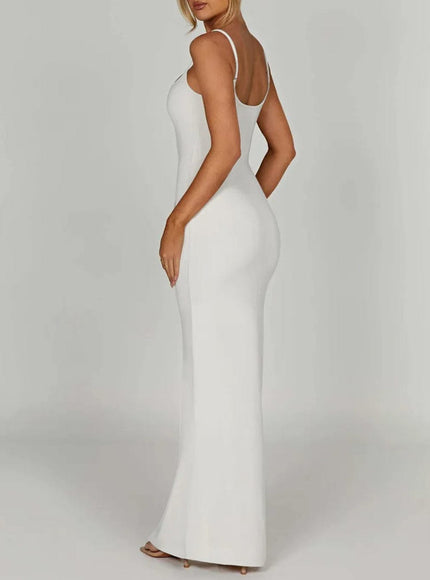 Emersyn Strap Backless Bodycon Maxi Dress - Fashion Pov