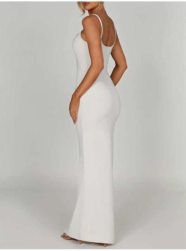 Emersyn Strap Backless Bodycon Maxi Dress - Fashion Pov