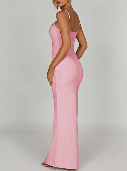 Emersyn Strap Backless Bodycon Maxi Dress - Fashion Pov