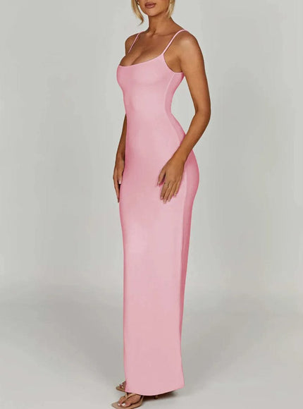 Emersyn Strap Backless Bodycon Maxi Dress - Fashion Pov