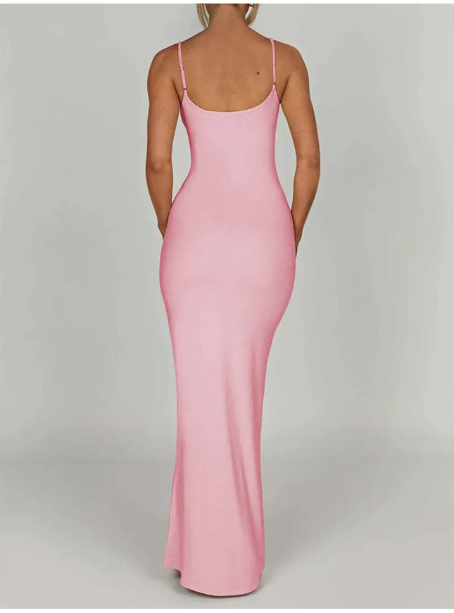 Emersyn Strap Backless Bodycon Maxi Dress - Fashion Pov