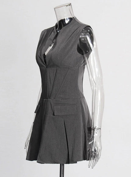 Emily Sleeveless Mini Dress - Fashion Pov