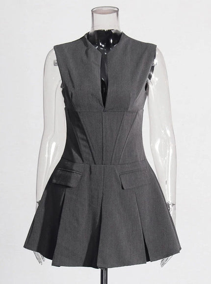 Emily Sleeveless Mini Dress - Fashion Pov