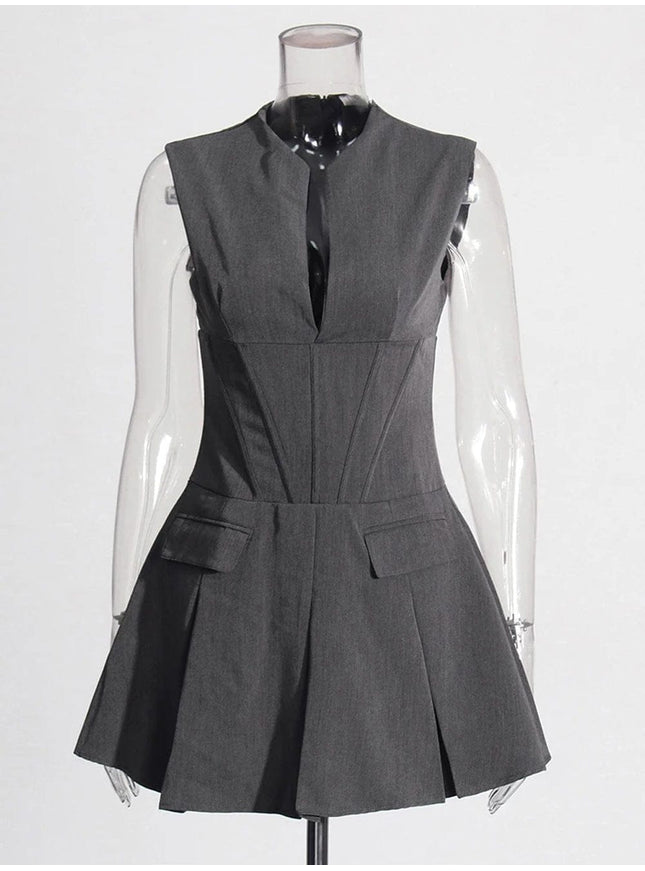 Emily Sleeveless Mini Dress - Fashion Pov