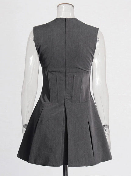 Emily Sleeveless Mini Dress - Fashion Pov