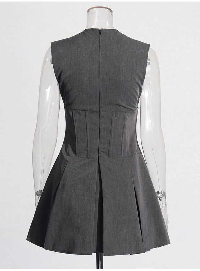 Emily Sleeveless Mini Dress - Fashion Pov