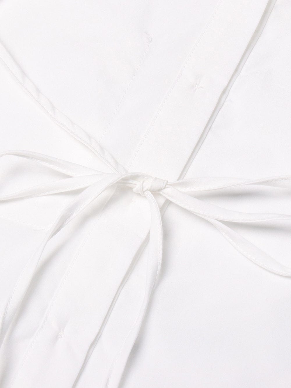 Emmily Backless Single Breasted Chic Blouse - Fashion Pov