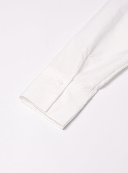 Emmily Backless Single Breasted Chic Blouse - Fashion Pov