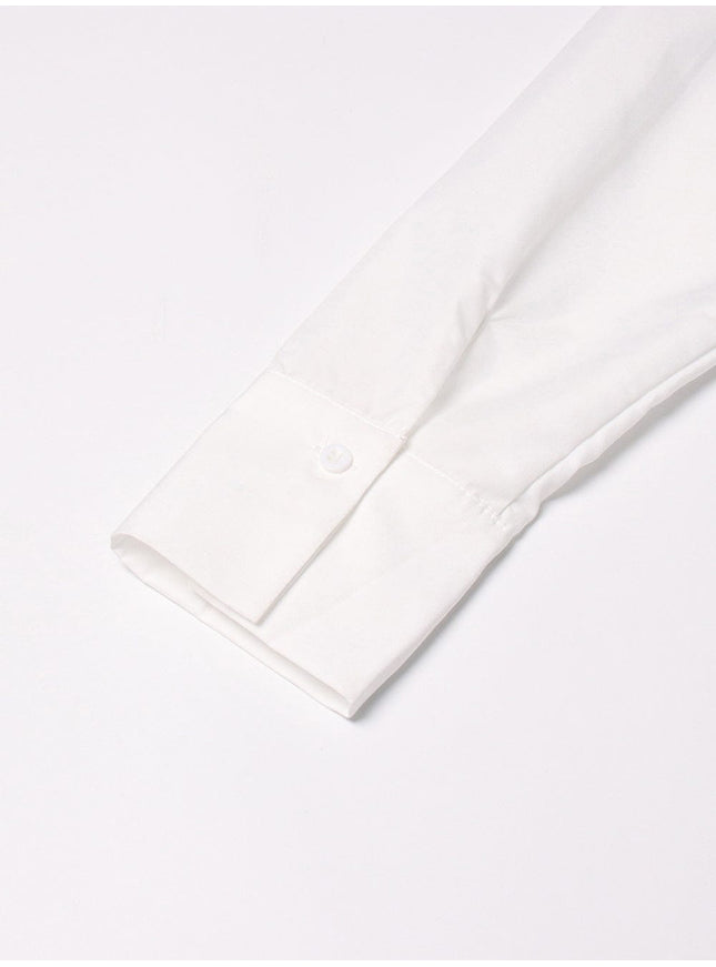 Emmily Backless Single Breasted Chic Blouse - Fashion Pov