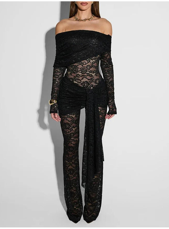 Esme Bodycon Long Sleeve Jumpsuit - Fashion Pov
