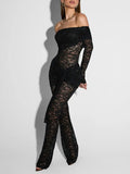 Esme Bodycon Long Sleeve Jumpsuit - Fashion Pov