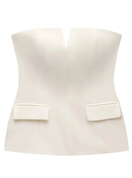 Esme Sleeveless Off Shoulder Top - Fashion Pov