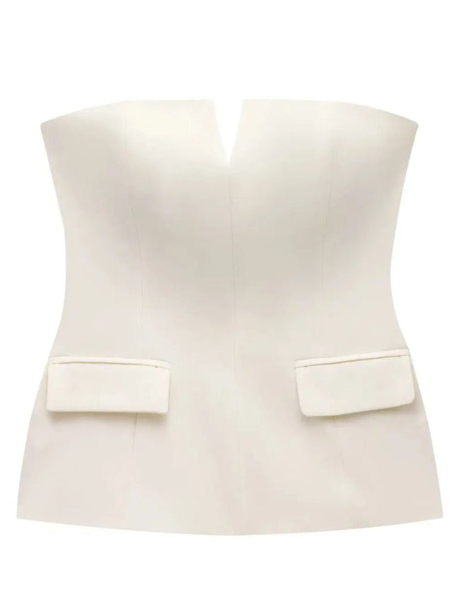 Esme Sleeveless Off Shoulder Top - Fashion Pov