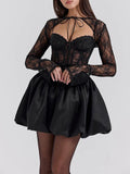 Esther Puffball Mini Dress - Fashion Pov