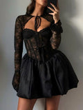 Esther Puffball Mini Dress - Fashion Pov