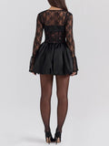 Esther Puffball Mini Dress - Fashion Pov